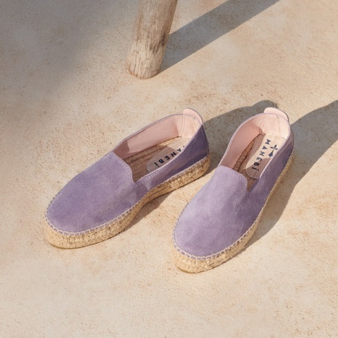  Manebi Hamptons Double Sole Kadın Mor Espadril