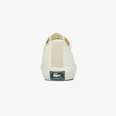  Lacoste Backcourt Erkek Krem Sneaker