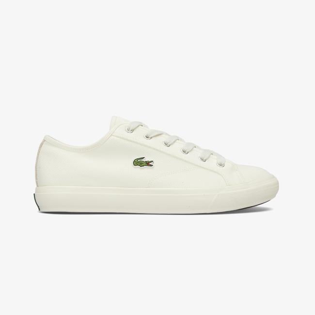  Lacoste Backcourt Erkek Krem Sneaker