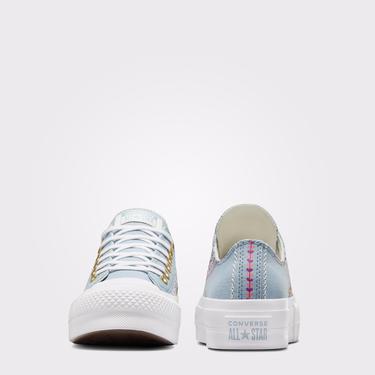  Converse Chuck Taylor All Star Lift Kadın Mavi Platform Sneaker