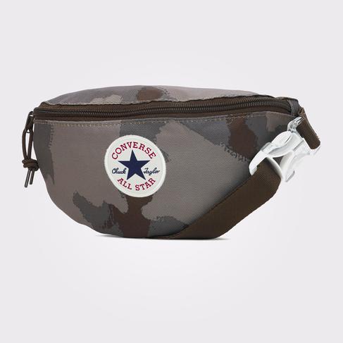  Converse Unisex Desenli Kahverengi Bel Çantası