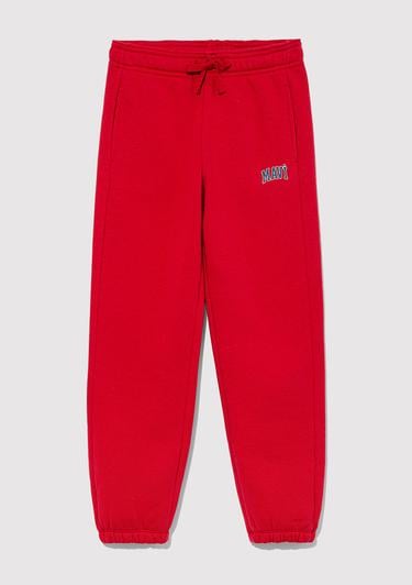  Mavi Mavi Logo Baskılı Kırmızı Eşofman Altı 6010000-70464