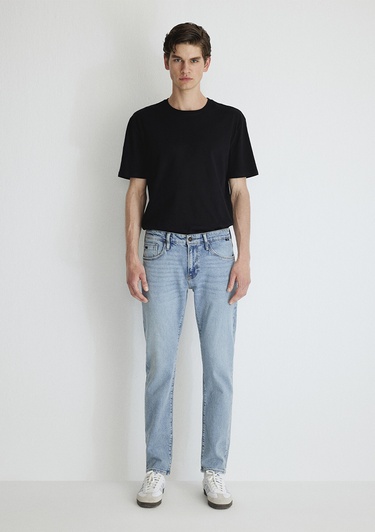  Mavi Jake Classic Denim Puslu Açık Mavi Jean Pantolon 0042286799