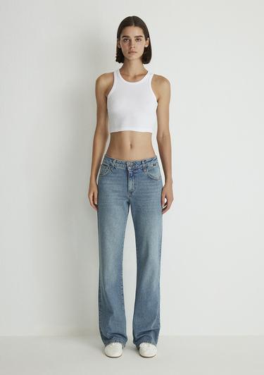  Mavi Ibiza Real Blue Gölgeli Açık Mavi Jean Pantolon 1010530-88460