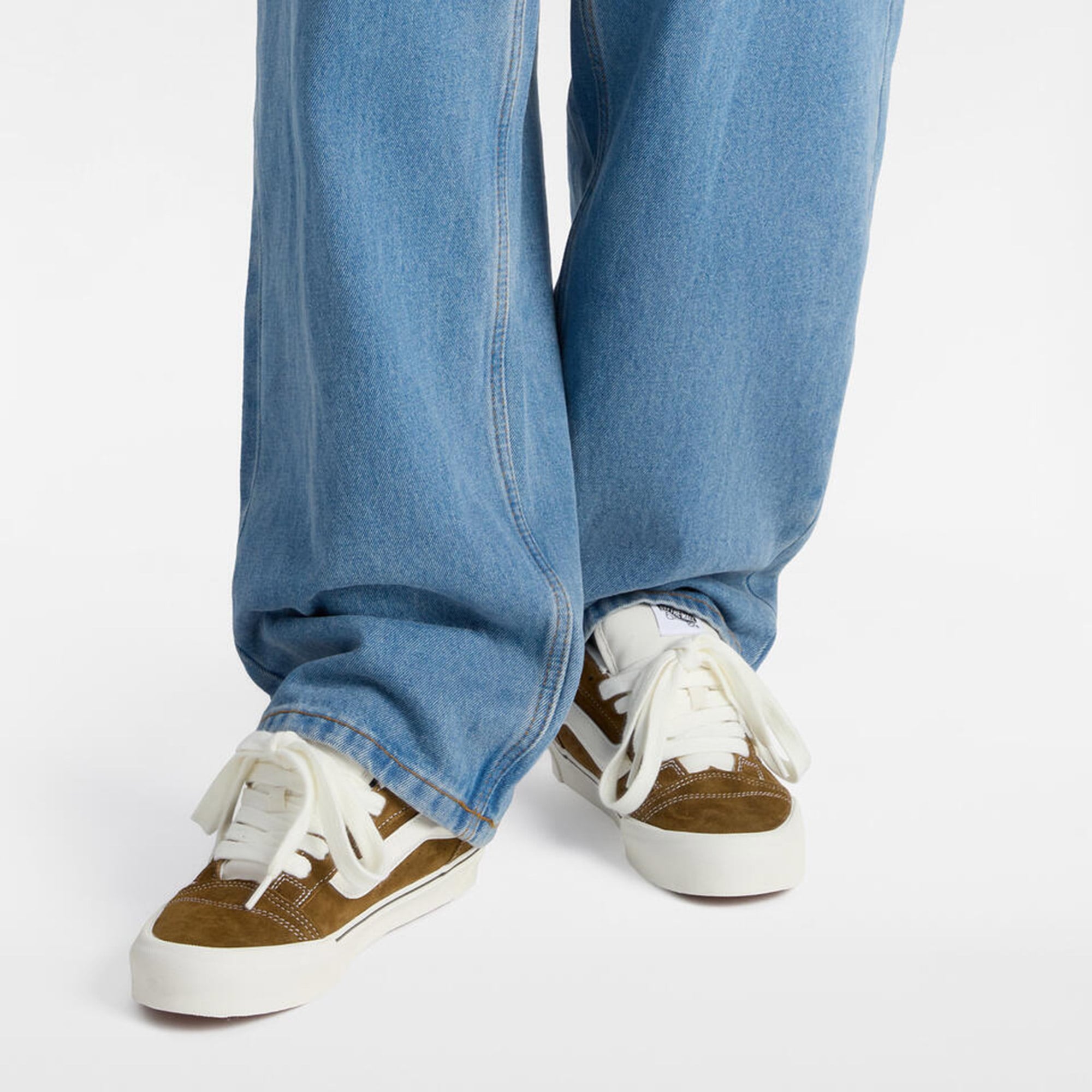 Vans Vans Knu Skool Unisex Kahverengi Sneaker | FashFed Kahverengi - 3. görsel