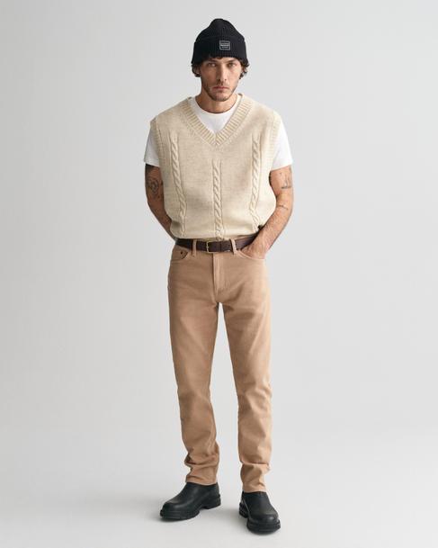  GANT Erkek Kahverengi Regular Fit Pantolon