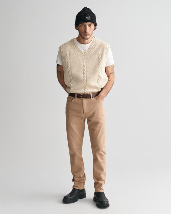  GANT Erkek Kahverengi Regular Fit Pantolon