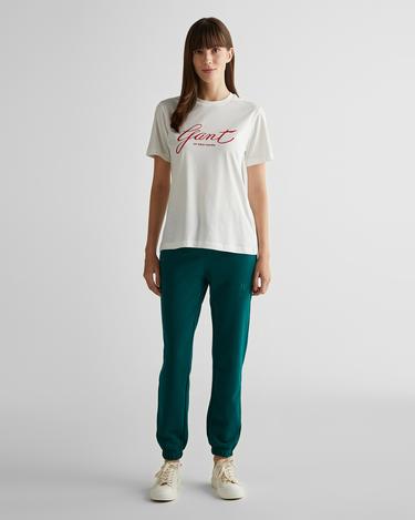  GANT Kadın Yeşil Regular Fit Eşofman Altı