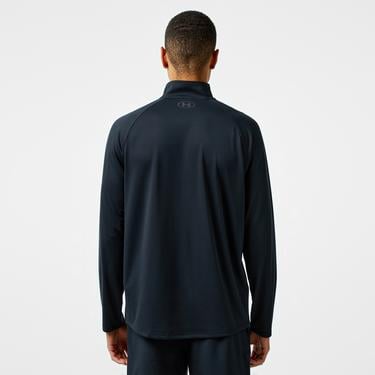  Under Armour Tech 2.0 1/2 Zipped Erkek Siyah Uzun Kollu T-Shirt