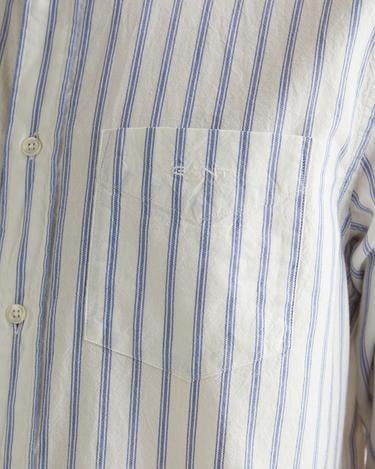  GANT Erkek Beyaz Regular Fit Düğmeli Yaka Çizgili Oxford Gömlek