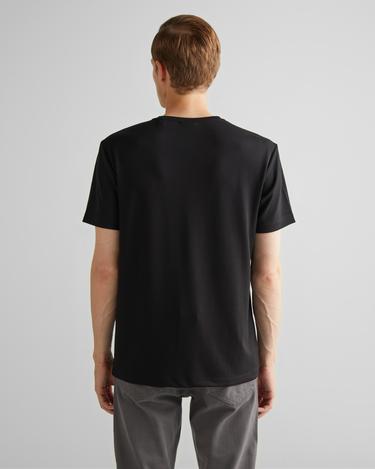  GANT Erkek Siyah Relaxed Fit Bisiklet Yaka T-Shirt
