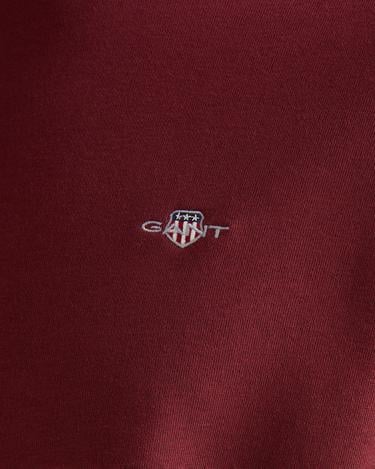  GANT Erkek Bordo Regular Fit Bisiklet Yaka Sweatshirt