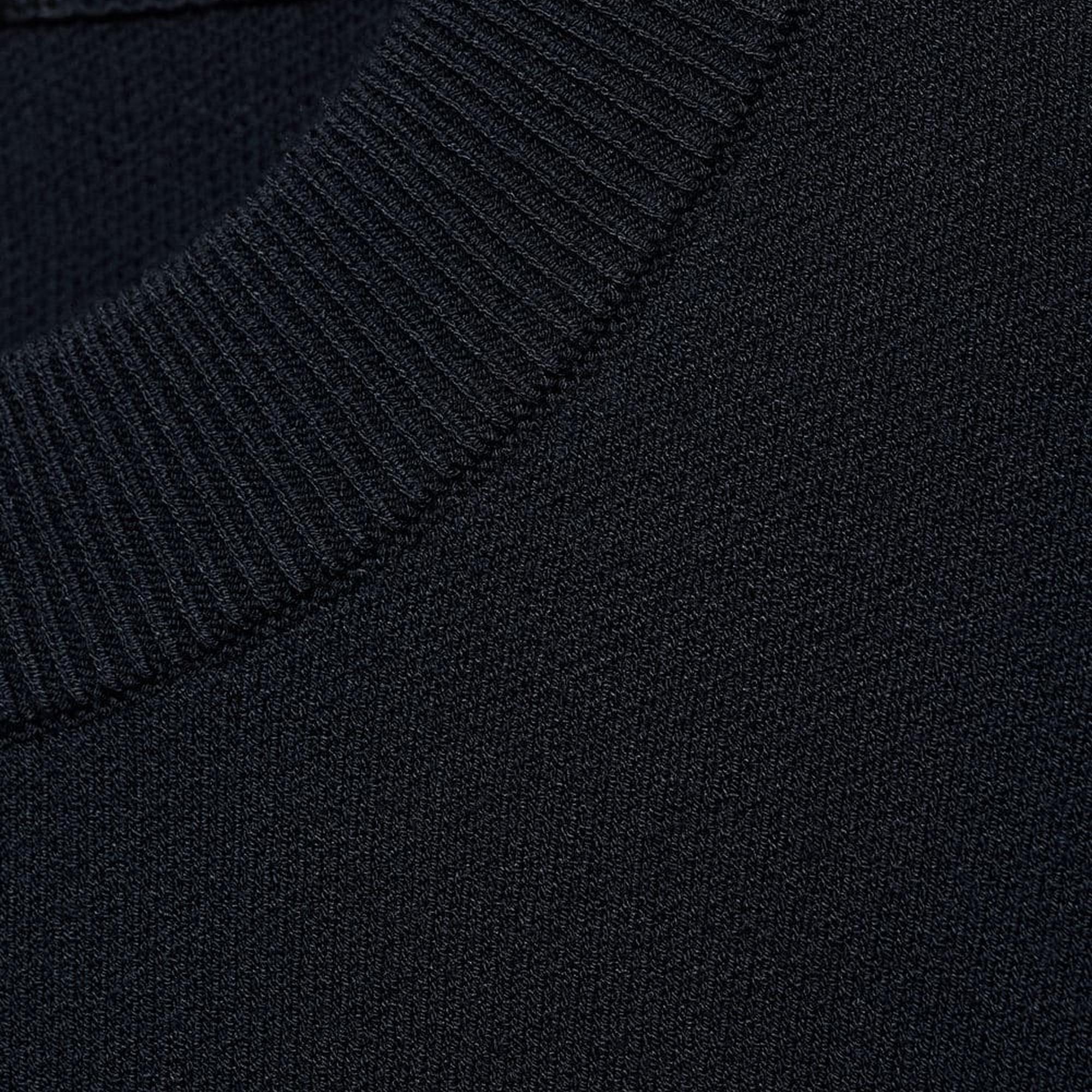 Mango Erkek Regular Kesim Orta Kalınlıkta Triko Kazak Lacivert