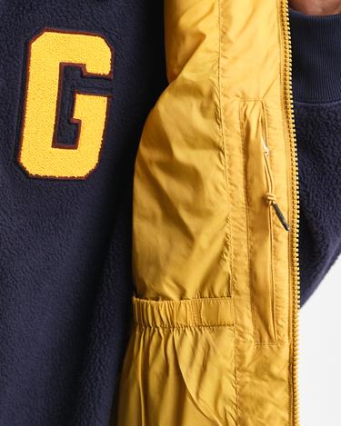  GANT Erkek Sarı Kapüşonlu Yelek