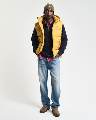  GANT Erkek Sarı Kapüşonlu Yelek