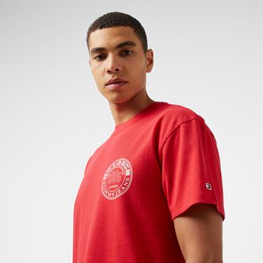  Tommy Jeans Archive Games Erkek Kırmızı T-Shirt