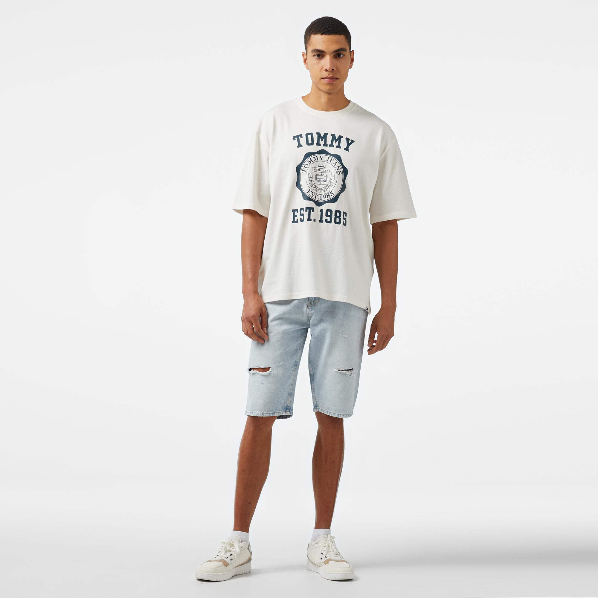 Tommy Jeans Ryan Archive Erkek Mavi Şort