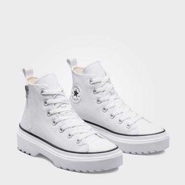  Converse Chuck Taylor All Star Lugged Lift Genç Beyaz Platform Sneaker