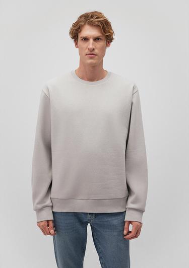  Mavi Bisiklet Yaka Gri Basic Sweatshirt 0S10276-81582