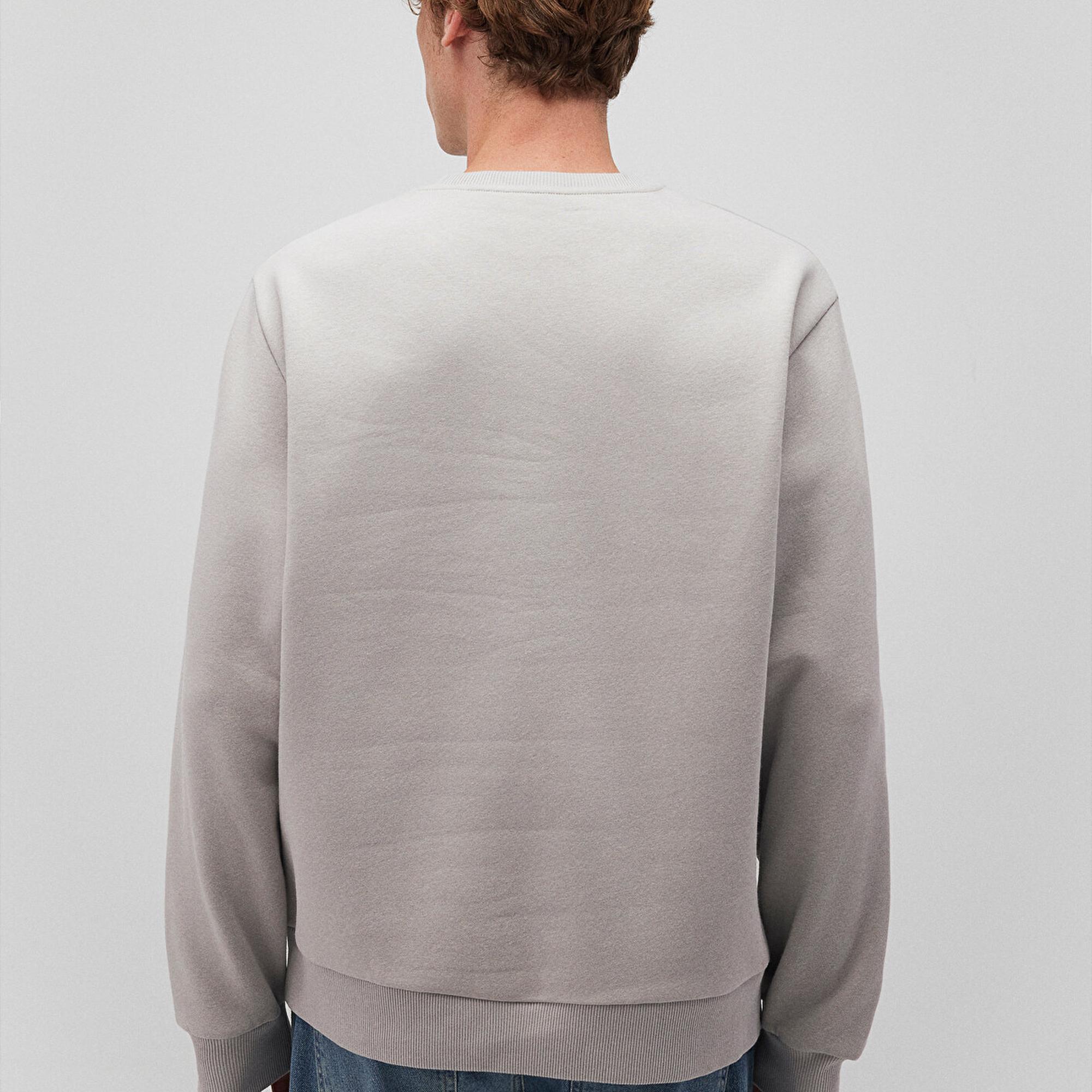 Mavi Bisiklet Yaka Gri Basic Sweatshirt 0S10276-81582