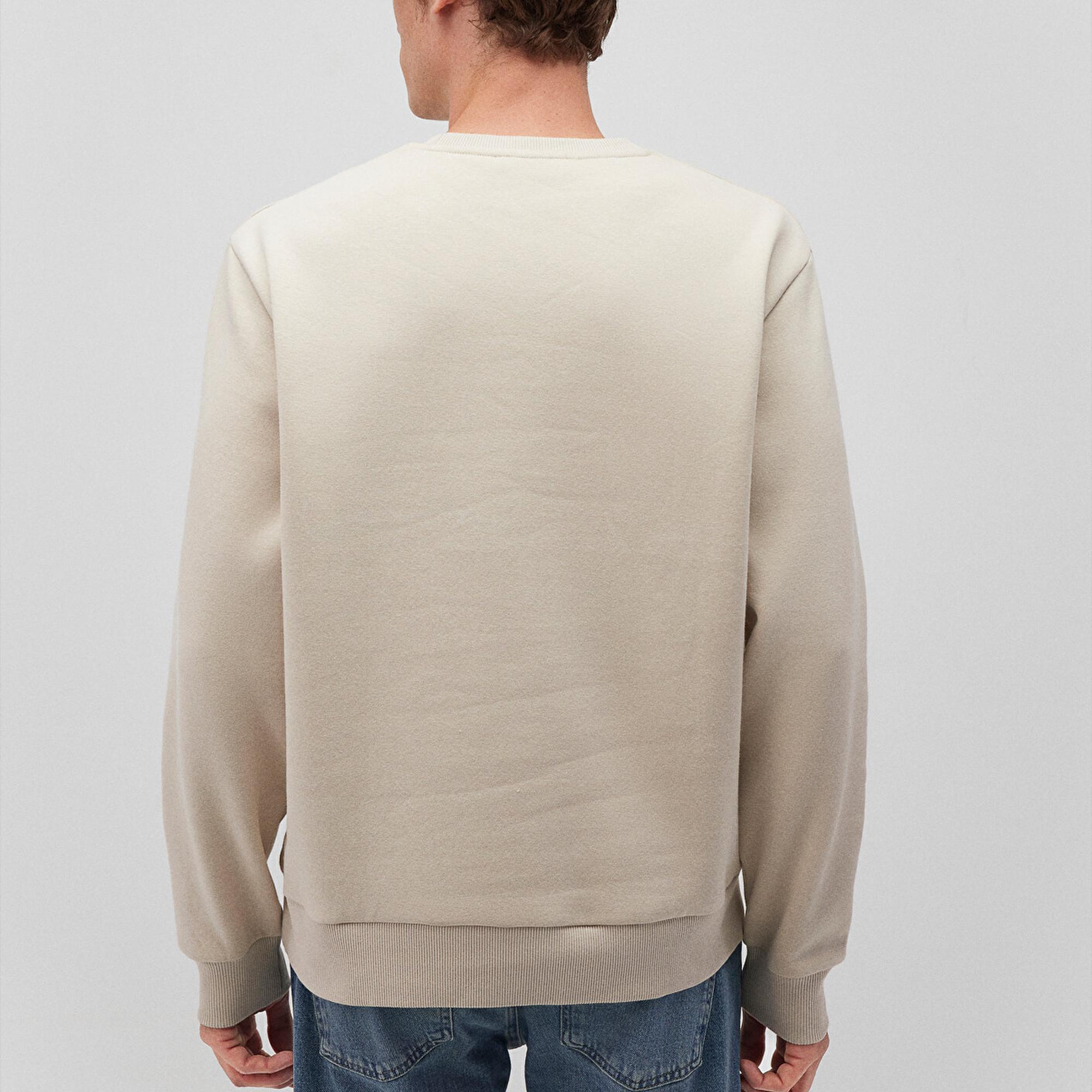 Mavi Bisiklet Yaka Bej Basic Sweatshirt 0S10276-70322