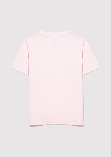  Mavi Organik Pamuklu Pembe Basic Tişört Regular Fit / Normal Kesim 7610197-88133