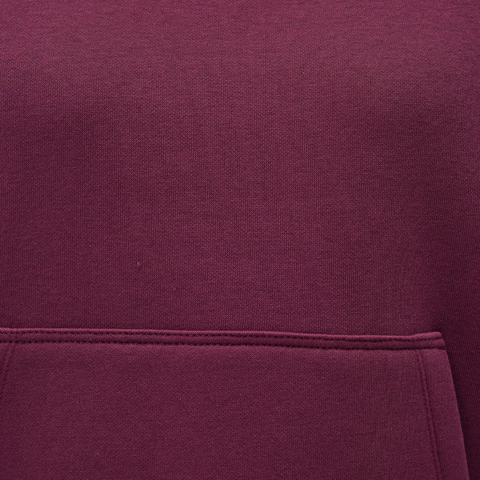 Mavi Kapüşonlu Mor Basic Sweatshirt 167299-70670