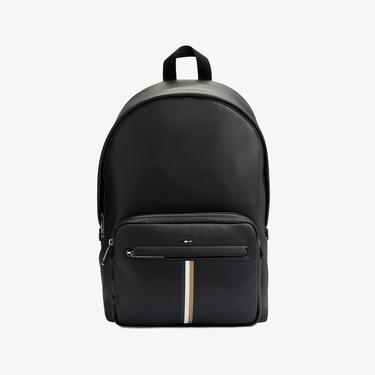  Boss Erkek Siyah Sırt Çantası