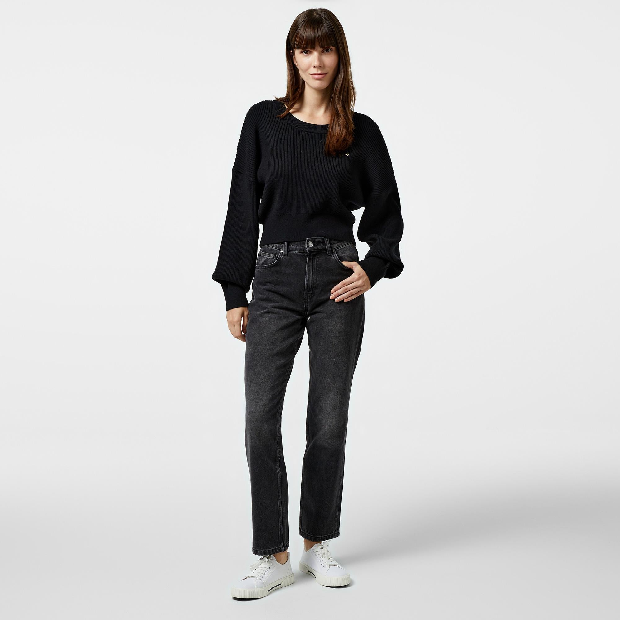 Nautica Kadın Siyah Denim Pantolon