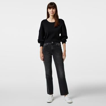  Nautica Kadın Siyah Regular Fit Triko