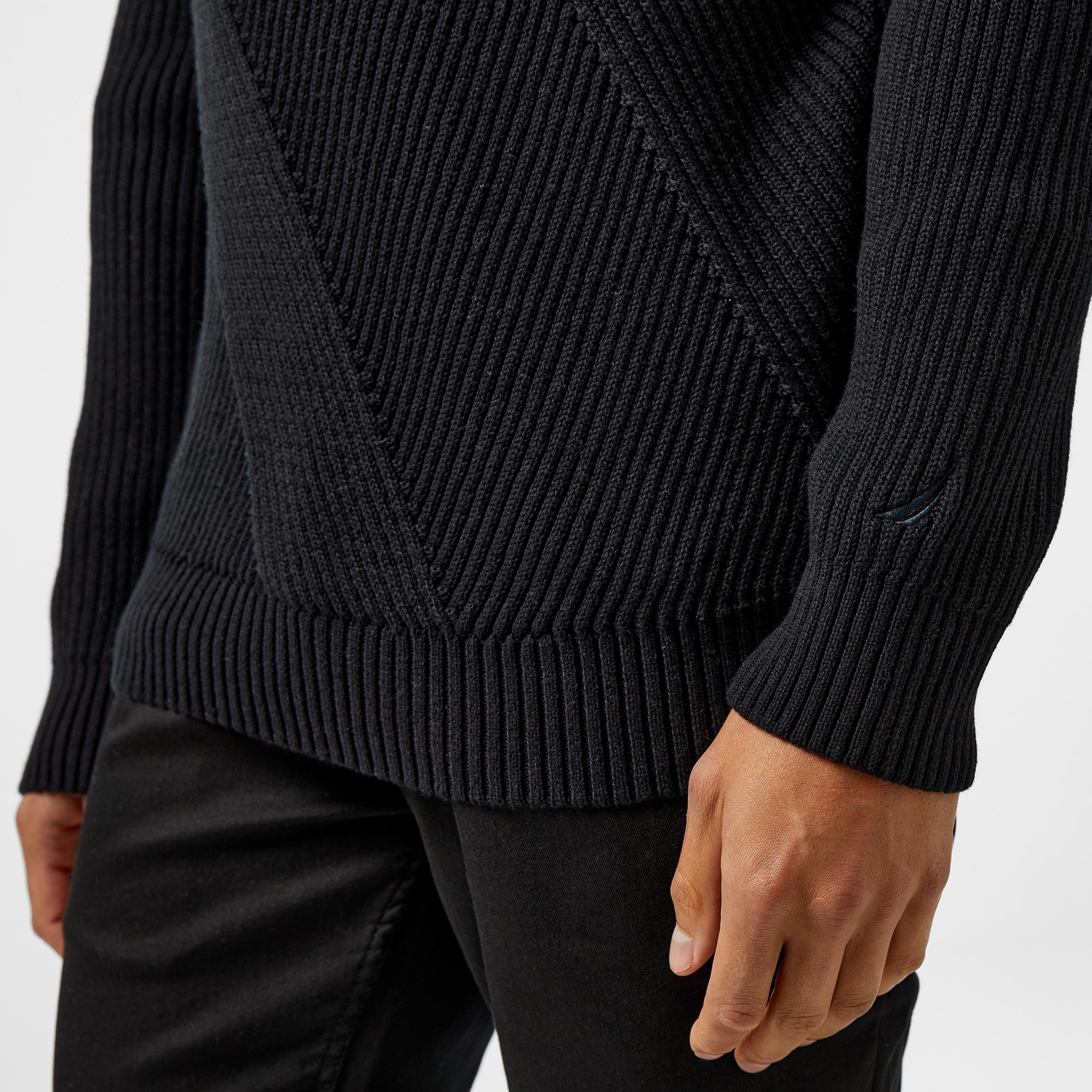 Nautica Erkek Siyah Regular Fit Triko