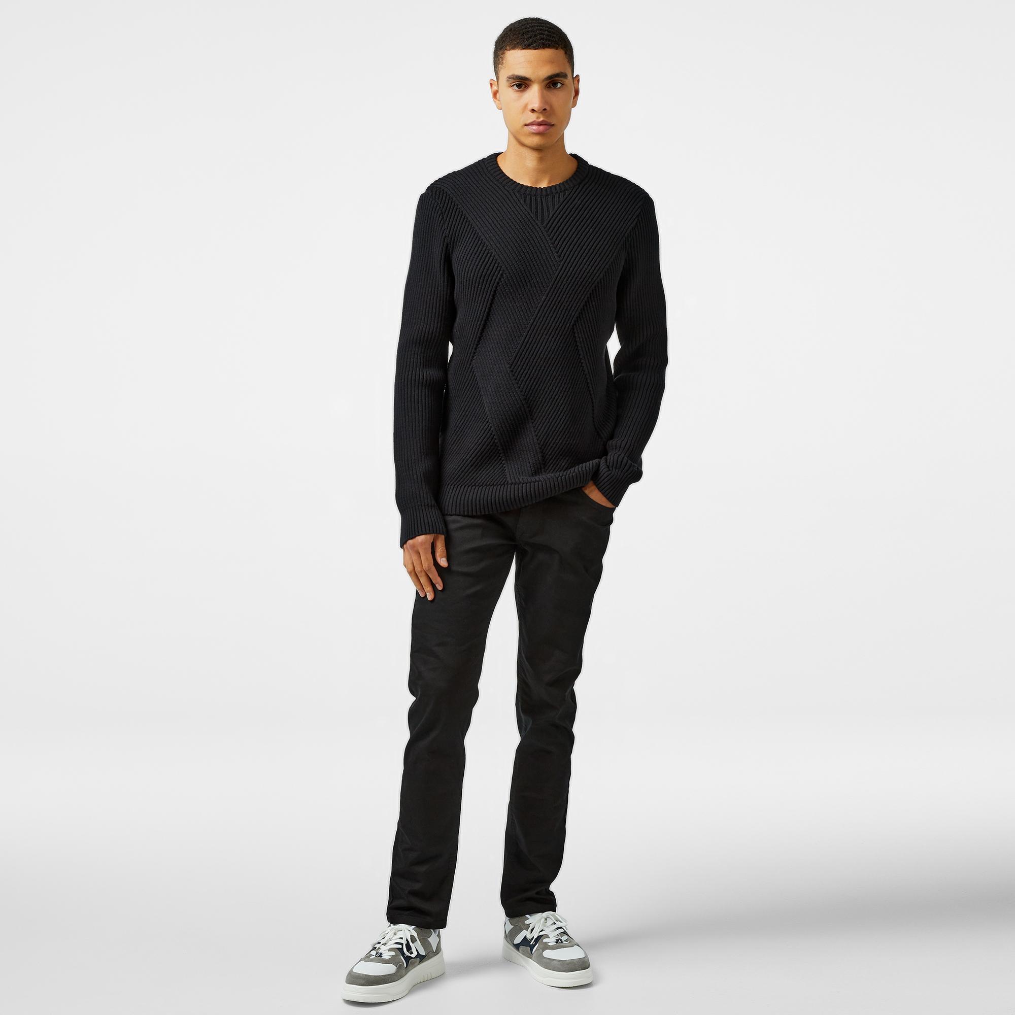 Nautica Erkek Siyah Regular Fit Triko