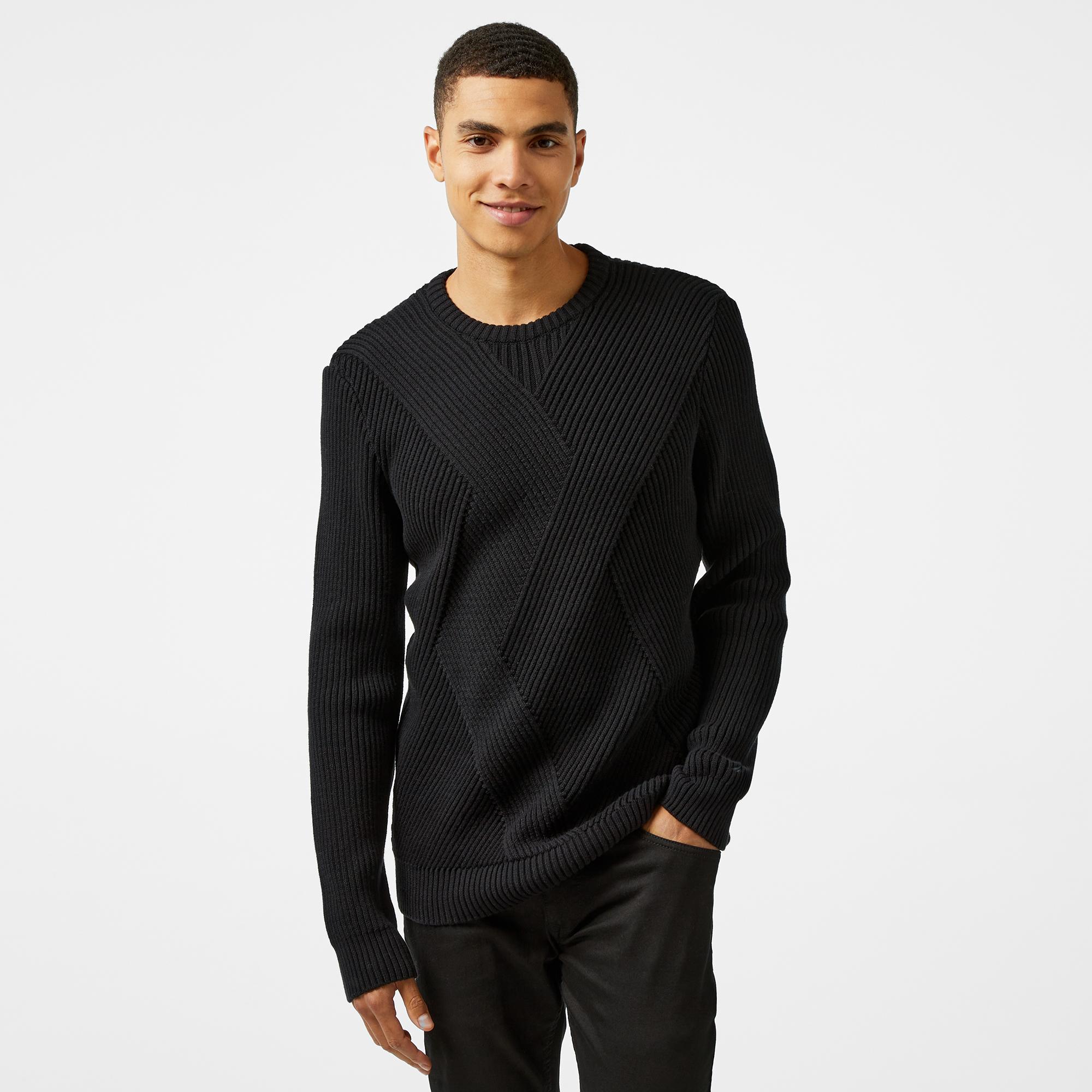 Nautica Erkek Siyah Regular Fit Triko