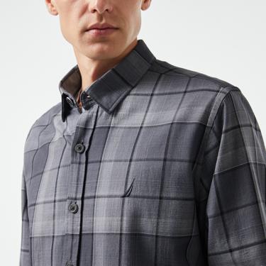  Nautica Erkek Gri Classic Fit Gömlek