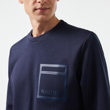  Nautica Erkek Lacivert Regular Fit Sweatshirt