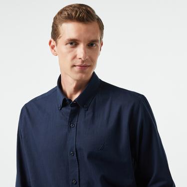  Nautica Erkek Lacivert Classic Fit Gömlek