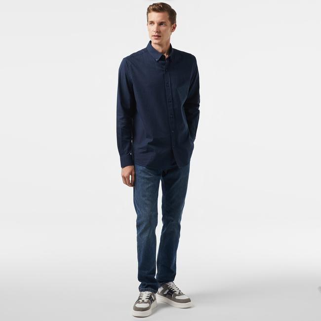  Nautica Erkek Lacivert Classic Fit Gömlek