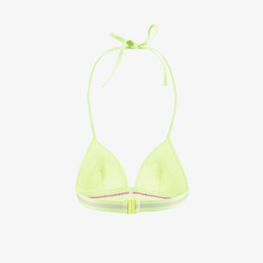  Tommy Hilfiger Triangle Fixed Foam Kadın Yeşil Bikini Üstü