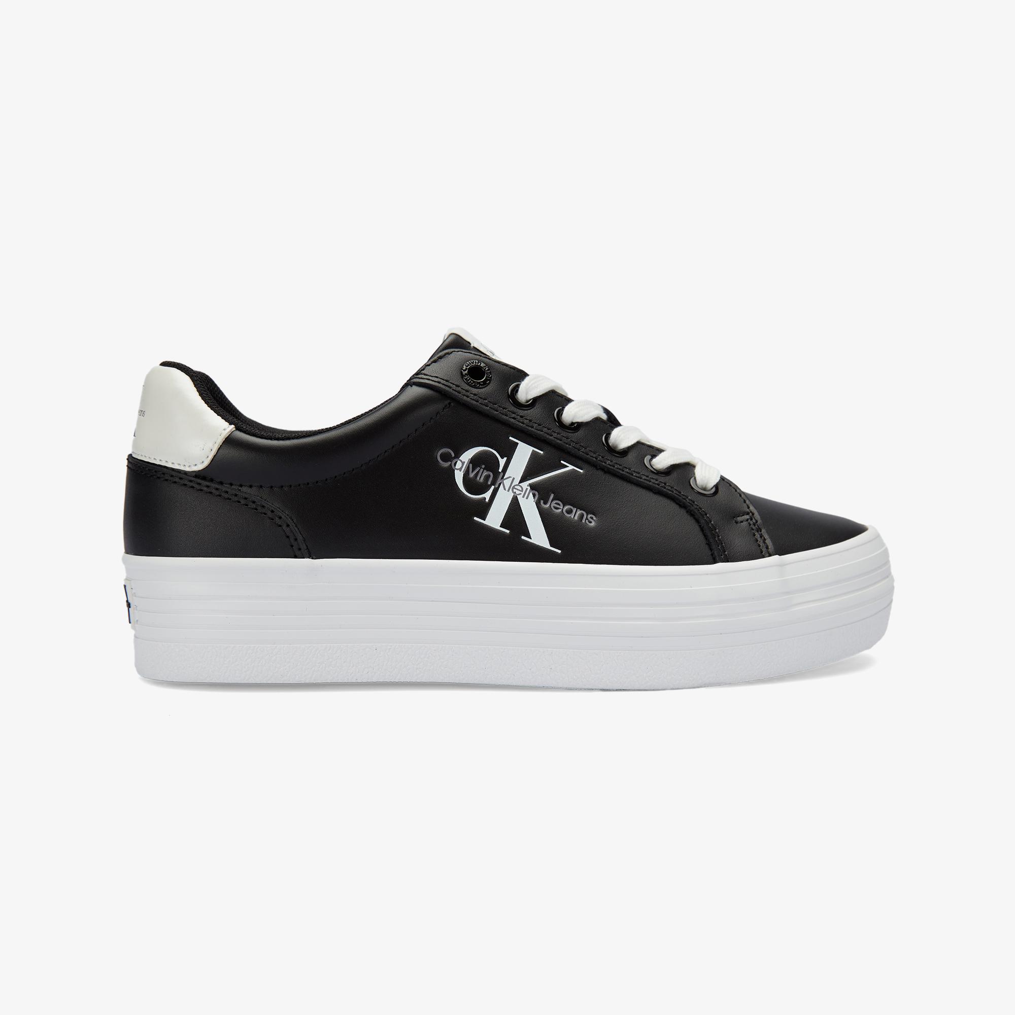 Calvin Klein Jeans Vulc Flatform Laceup Kadın Siyah Spor Ayakkabı
