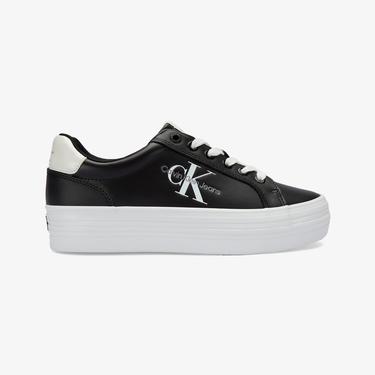  Calvin Klein Jeans Vulc Flatform Laceup Kadın Siyah Spor Ayakkabı