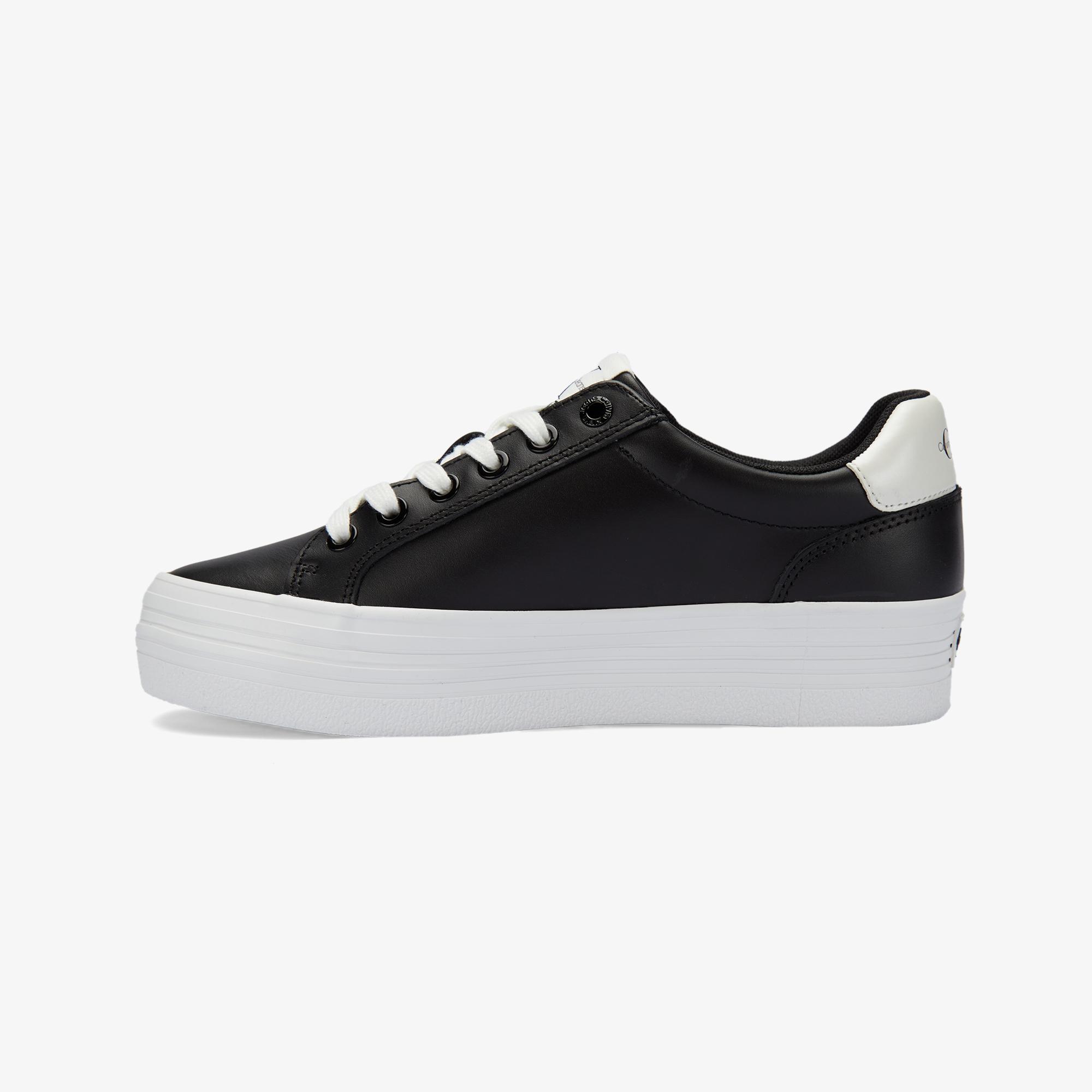 Calvin Klein Jeans Vulc Flatform Laceup Kadın Siyah Spor Ayakkabı