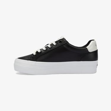  Calvin Klein Jeans Vulc Flatform Laceup Kadın Siyah Spor Ayakkabı