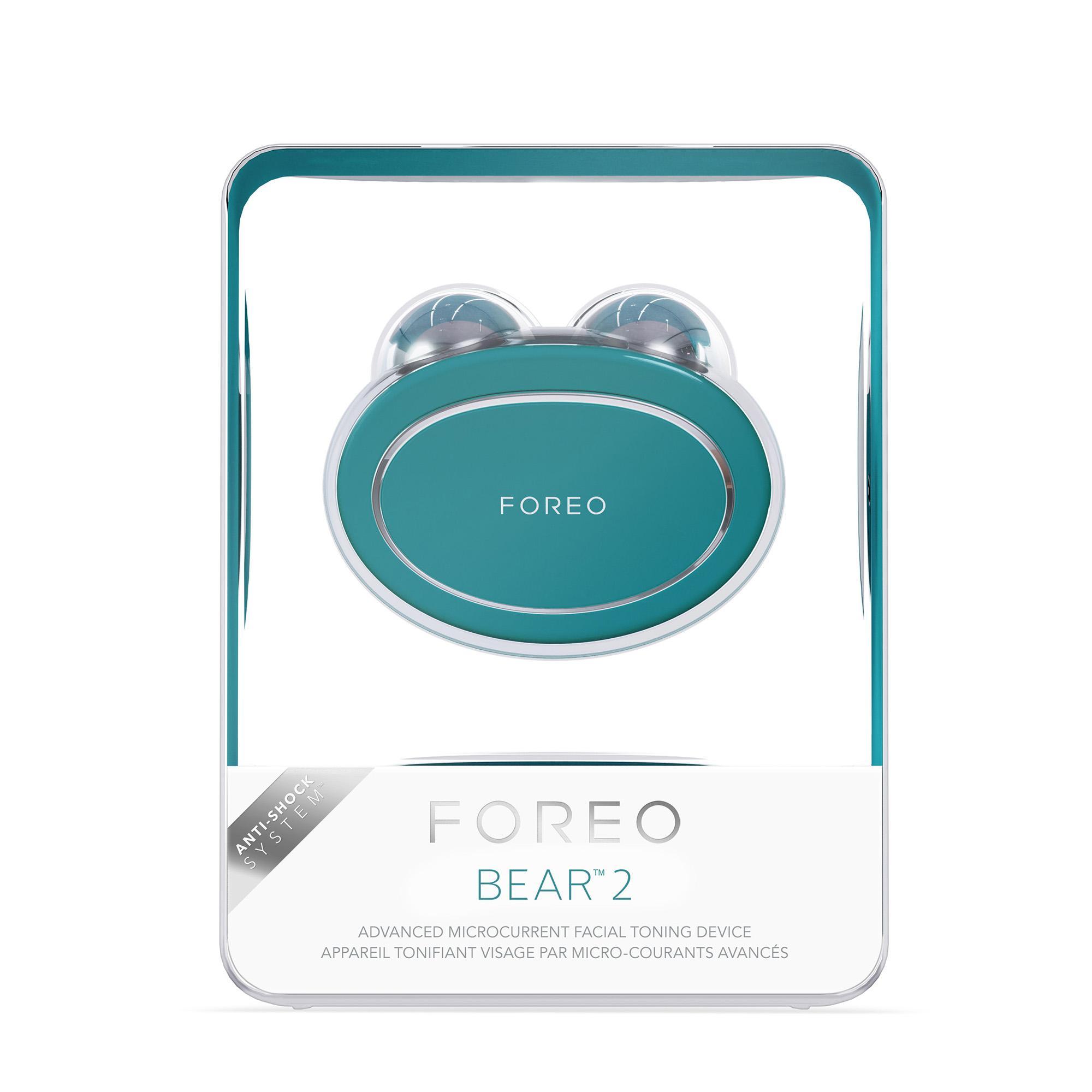 FOREO BEAR 2 Akıllı Microcurrent Yüz Sıkılaştırma Cihazı, Evergreen