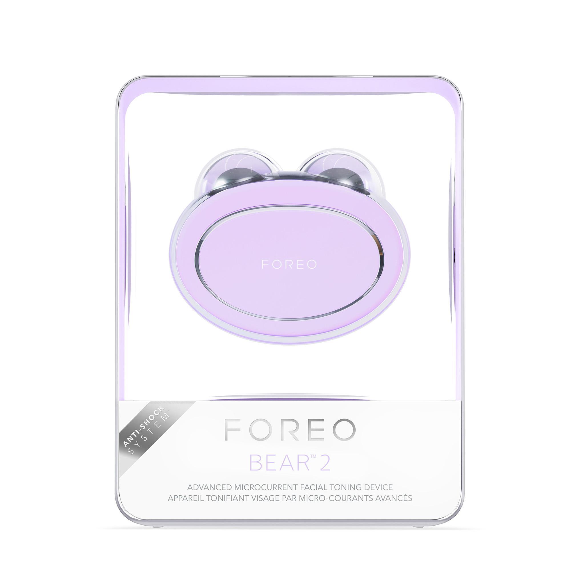 FOREO BEAR 2 Akıllı Microcurrent Yüz Sıkılaştırma Cihazı, Lavender