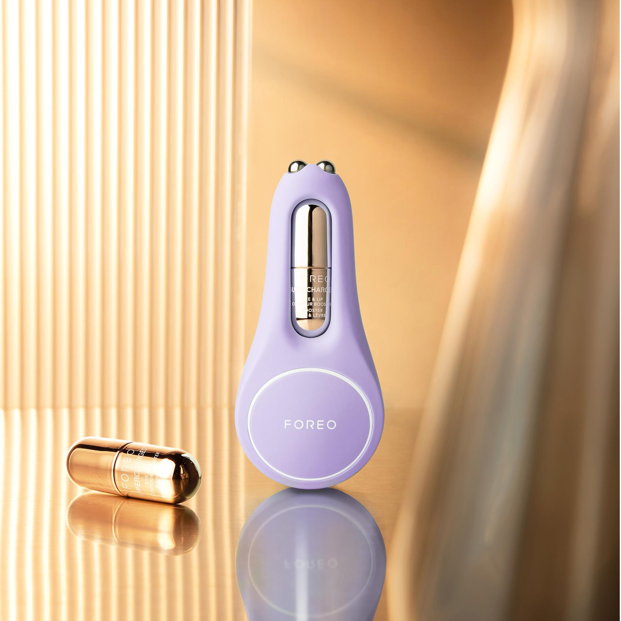 FOREO BEAR 2 Eyes&Lips Kontrollü Mikro Akım Yüz Sıkılaştırma Cihazı,Lavender
