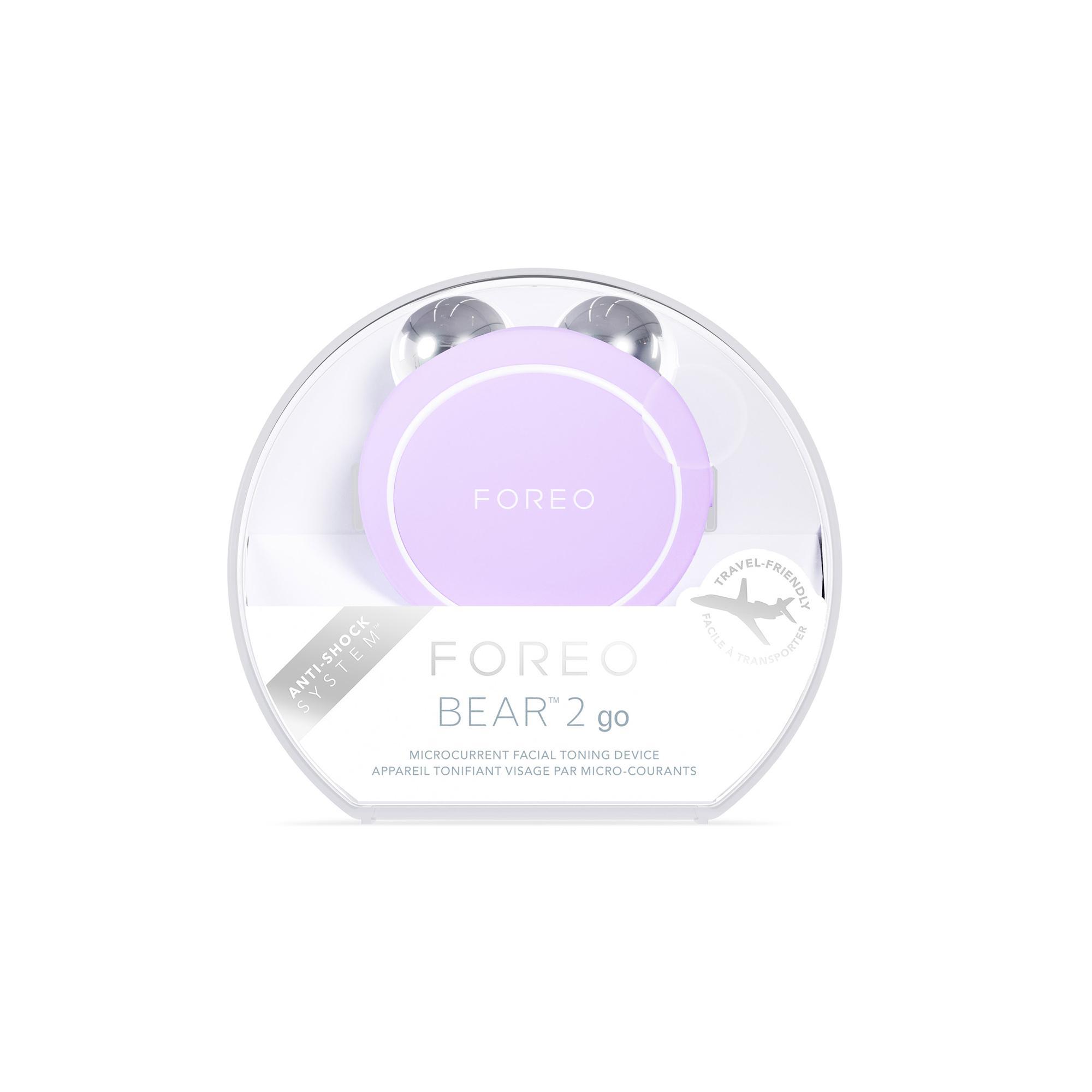 FOREO BEAR 2 Go Akıllı Microcurrent Yüz Sıkılaştırma Cihazı, Lavender