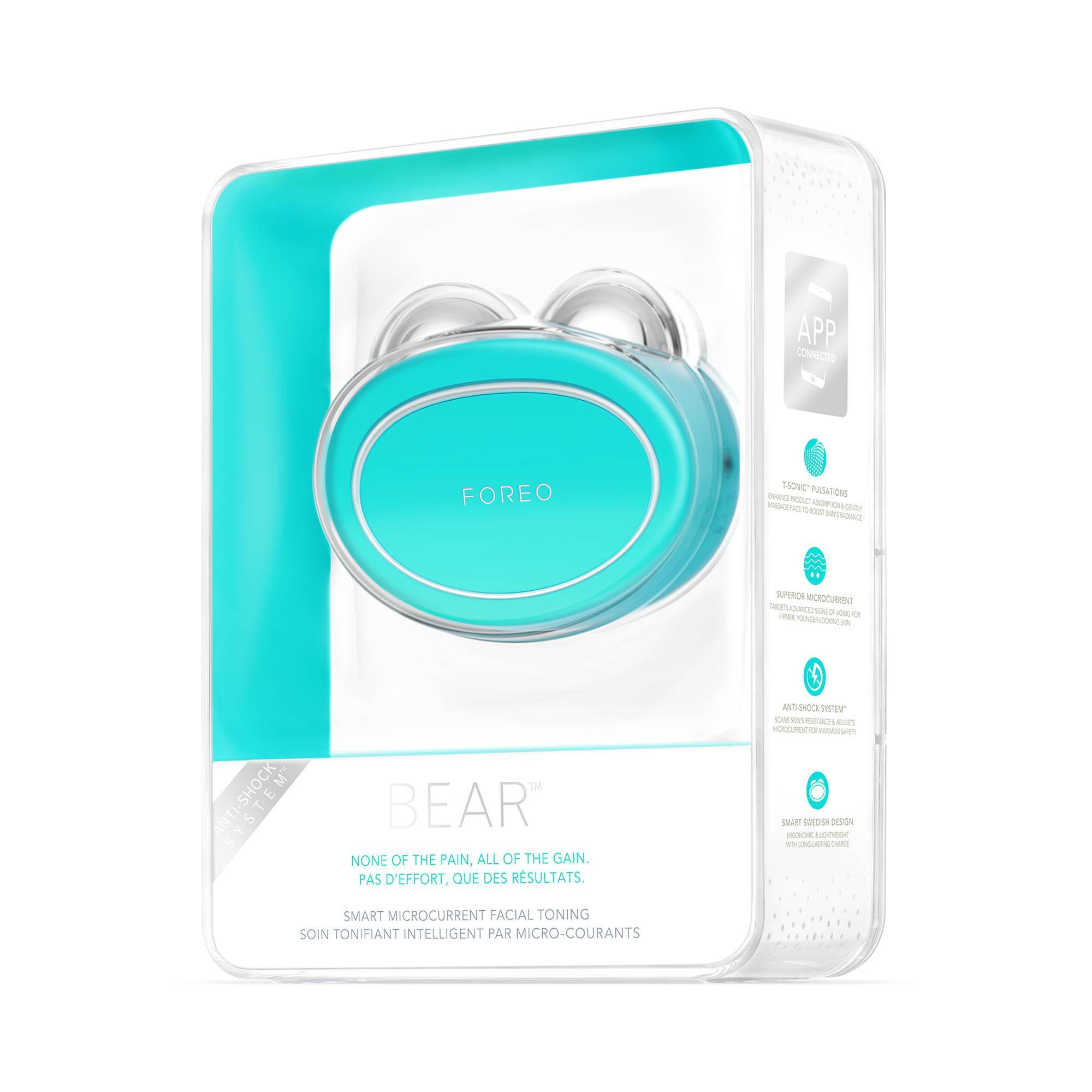 FOREO BEAR Akıllı Microcurrent Yüz Sıkılaştırma Cihazı, Mint