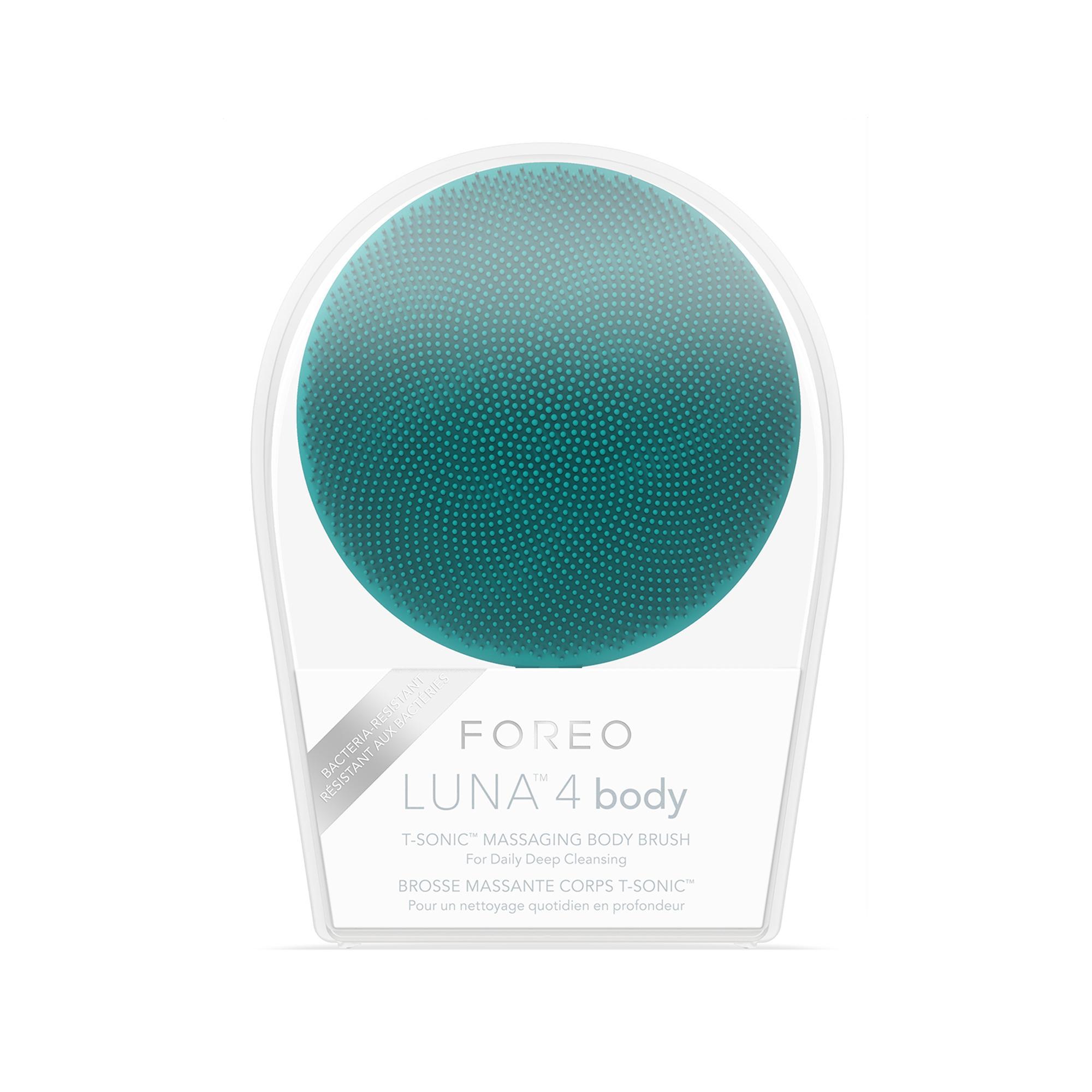 FOREO LUNA 4 Body T-sonic Masajlı Vücut Fırçası, Evergreen