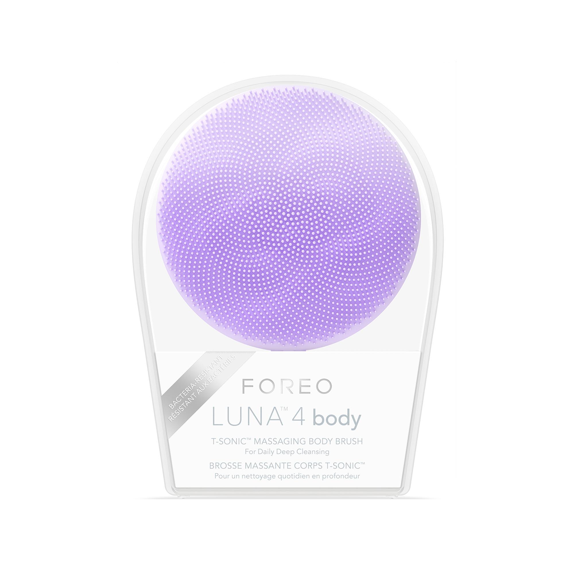 FOREO LUNA 4 Body T-sonic Masajlı Vücut Fırçası, Lavender