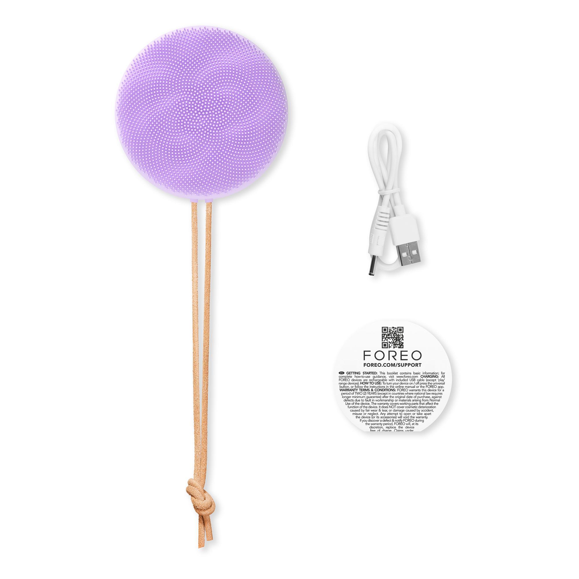 FOREO LUNA 4 Body T-sonic Masajlı Vücut Fırçası, Lavender